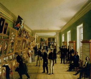 1828年在华沙的美术展览 作者 Wincenty Kasprzycki