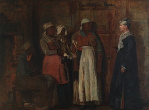 老太太的来访》，1876年。 作者 温斯洛·荷马