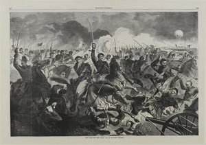 联邦战争1862年-骑兵冲锋 作者 温斯洛·荷马