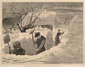 冬天的早晨--外出旅行》，选自《每周六》，1871 年 1 月 14 日 作者 温斯洛·荷马