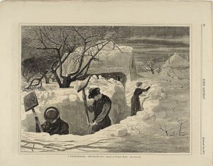 冬日清晨铲雪 作者 温斯洛·荷马