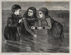 在Long Branch沐浴，-哦，Aint it Cold！，1871年。 作者 温斯洛·荷马
