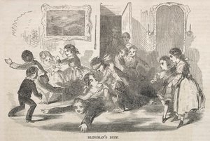 Blindmans Buff，1857年。 作者 温斯洛·荷马