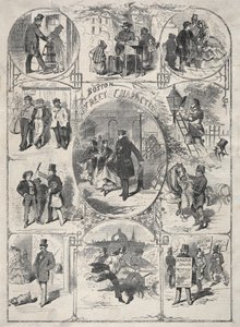波士顿街头人物，1859年。 作者 温斯洛·荷马
