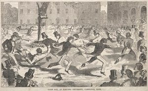1858年，在马萨诸塞州剑桥市的哈佛大学上课。 作者 温斯洛·荷马