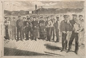 美国科罗拉多州Steam-Sloop船员，1861年6月在波士顿装运。 作者 温斯洛·荷马