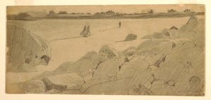 绘画，马什菲尔德海滩，1869-74 年 作者 温斯洛·荷马