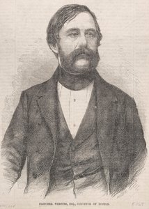 弗莱彻·韦伯斯特（Fletcher Webster），Esq。，波士顿验船师，1859年。 作者 温斯洛·荷马