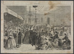 1861年12月在纽约市议会会议室举行的博览会（1861年）。 作者 温斯洛·荷马