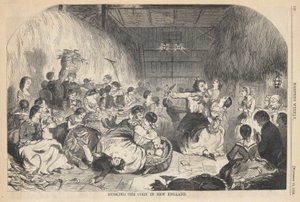 在新英格兰锄玉米》，摘自《哈珀文集》。 作者 温斯洛·荷马