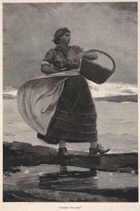 酒吧内部》，摘自《世纪杂志》，1883 年 11 月 作者 温斯洛·荷马