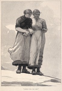 眺望悬崖》，选自《世纪杂志》，1883 年 11 月 作者 温斯洛·荷马