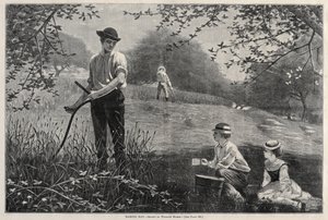 制作干草，1872年。 作者 温斯洛·荷马