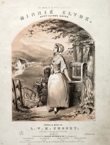 Minnie Clyde-活页乐谱封面。 作者 温斯洛·荷马