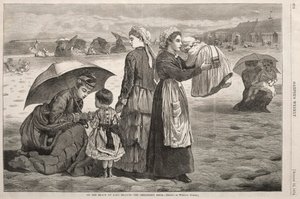 1874年，儿童节，长枝海滩上。 作者 温斯洛·荷马