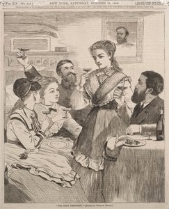 我们的下一任总统，1868年。 作者 温斯洛·荷马
