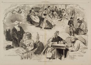 我们的妇女与战争》，摘自《哈珀周刊》，1862 年 9 月 6 日 作者 温斯洛·荷马