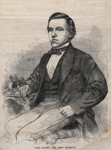 保罗·墨菲（Paul Morphy），国际象棋冠军，1859年。 作者 温斯洛·荷马