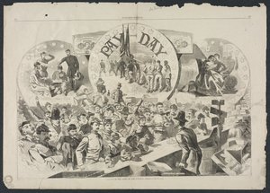 1863年在波托马克军队中发薪日。 作者 温斯洛·荷马