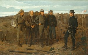 前线的囚徒，1866年。 作者 温斯洛·荷马