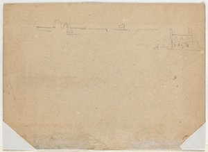 屋顶线[背面]，1862年。 作者 温斯洛·荷马