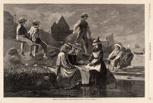 Seesaw--Gloucester, Massachusetts（马萨诸塞州格洛斯特），摘自《哈珀周刊》1874 年 9 月 12 日 作者 温斯洛·荷马