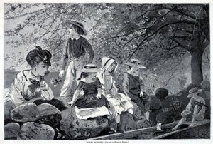 春暖花开》，摘自《哈珀周刊》，1870 年 5 月 21 日 作者 温斯洛·荷马