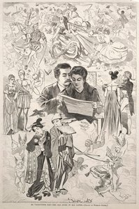 圣瓦伦丁-所有土地的古老故事，1868年。 作者 温斯洛·荷马