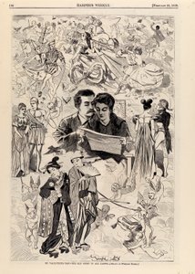 圣瓦伦丁节--各地的老故事，摘自《哈珀周刊》1868 年 2 月 22 日 作者 温斯洛·荷马