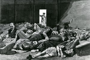 Station House Lodgers，于1874年出版于“Harper&39;s Weekly” 作者 温斯洛·荷马