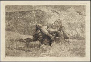 书房研究，约1886年 作者 温斯洛·荷马
