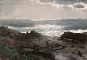 阳光与阴影，普劳特山颈 作者 温斯洛·荷马