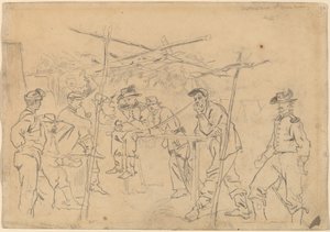 苏特勒的帐篷，宾夕法尼亚州第三骑兵队[直页] 作者 温斯洛·荷马