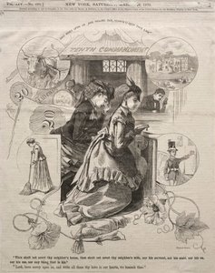 第十诫，1870年。 作者 温斯洛·荷马
