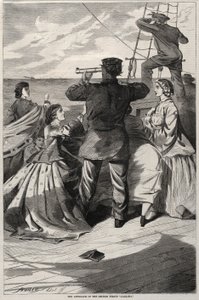 1863年，英国阿拉巴马海盗进场。 作者 温斯洛·荷马