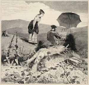 乡村艺术家》，摘自《阿普尔顿文学、科学和艺术杂志》，1869 年 6 月 19 日 作者 温斯洛·荷马