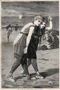 泳客，1873年。 作者 温斯洛·荷马
