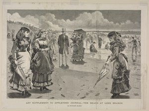 1869年，长支海滩。 作者 温斯洛·荷马