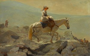 White径，怀特山脉。 1868年 作者 温斯洛·荷马