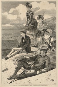 新英格兰最凉爽的地方--华盛顿山顶，摘自《哈珀杂志》1870 年 7 月 23 日 作者 温斯洛·荷马