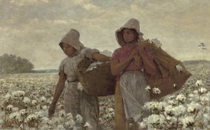 采棉机，1876年 作者 温斯洛·荷马