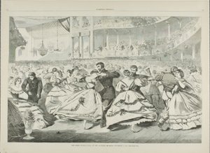 1863 年 11 月 5 日在音乐学院举行的盛大俄罗斯舞会 作者 温斯洛·荷马