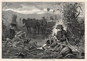 收获的最后一天，1873年。 作者 温斯洛·荷马