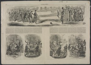 Sophs和新生之间的比赛，1857年。 作者 温斯洛·荷马