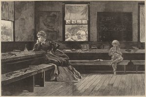 正午的小憩》，1873年出版。 作者 温斯洛·荷马