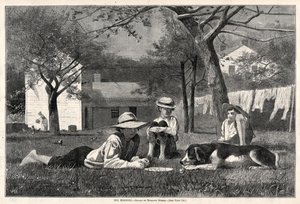 1873年的《正午》。 作者 温斯洛·荷马