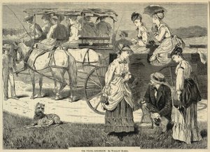野餐之旅》，摘自《阿普尔顿文学、科学和艺术杂志》，1869 年 8 月 14 日 作者 温斯洛·荷马