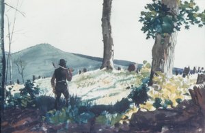 先锋，1900年（wc和纸上石墨） 作者 温斯洛·荷马