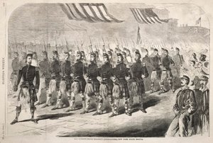 第七十九团高地人，纽约州民兵，1861年。 作者 温斯洛·荷马