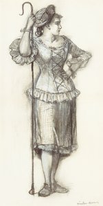 牧羊女，1878年 作者 温斯洛·荷马
